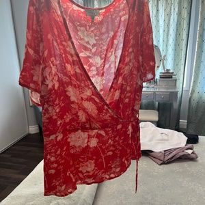 COPY - Lucky Brand Red Blouse